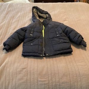 ZeroXposur Toddler Boys XS (4-5) Navy Blue Winter Coat